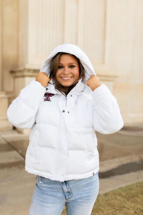 **Hype & Vice Texas Tech Puffer Jacket - Image 3