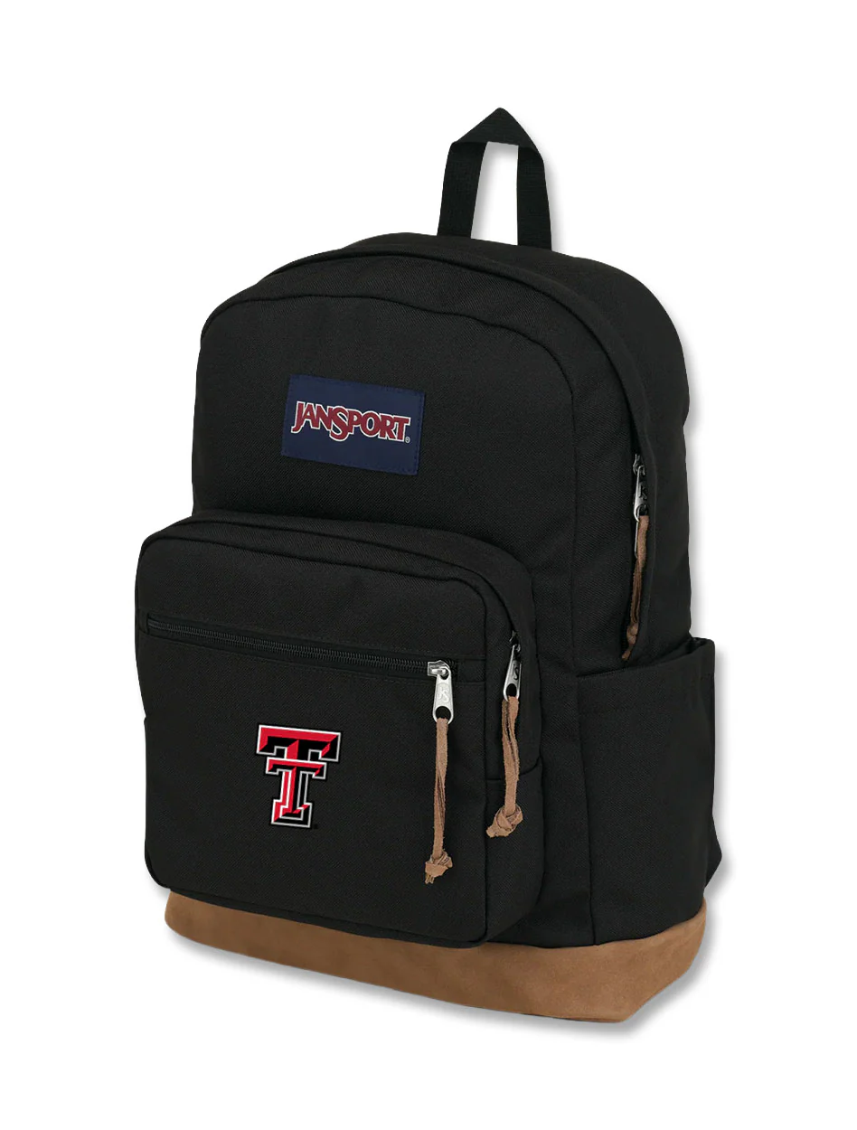 Jansport Texas Tech "Right Pack" Backpack With Suede Trim