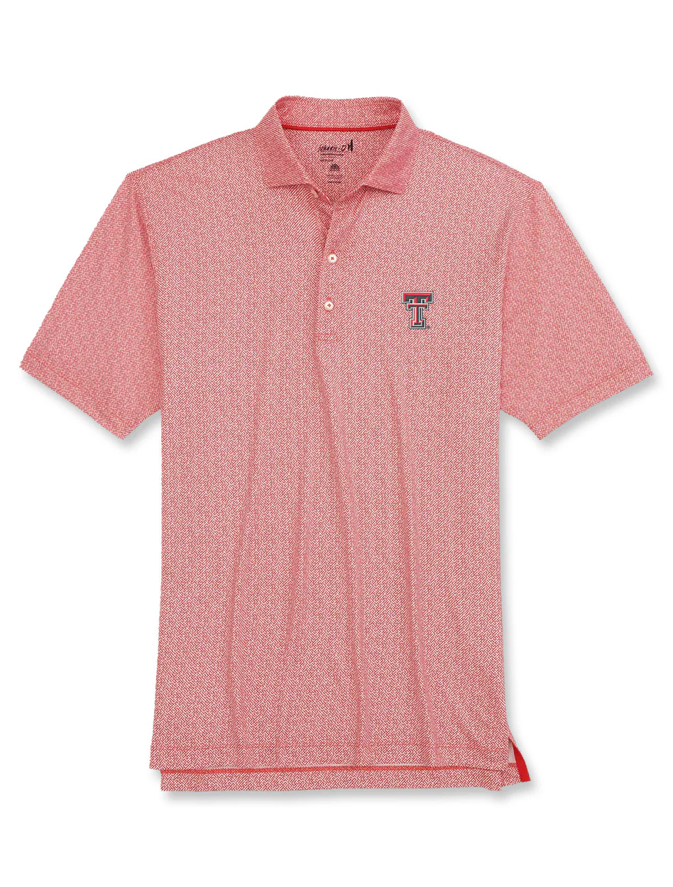 Johnnie-O Texas Tech"Hinson" Stripe Polo - Image 2