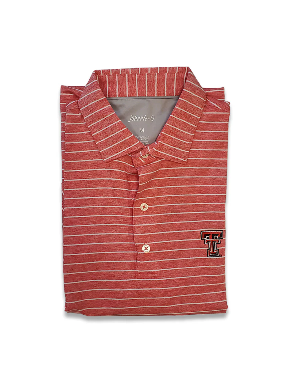 *Johnnie-O Texas Tech Double T "Newton" Polo