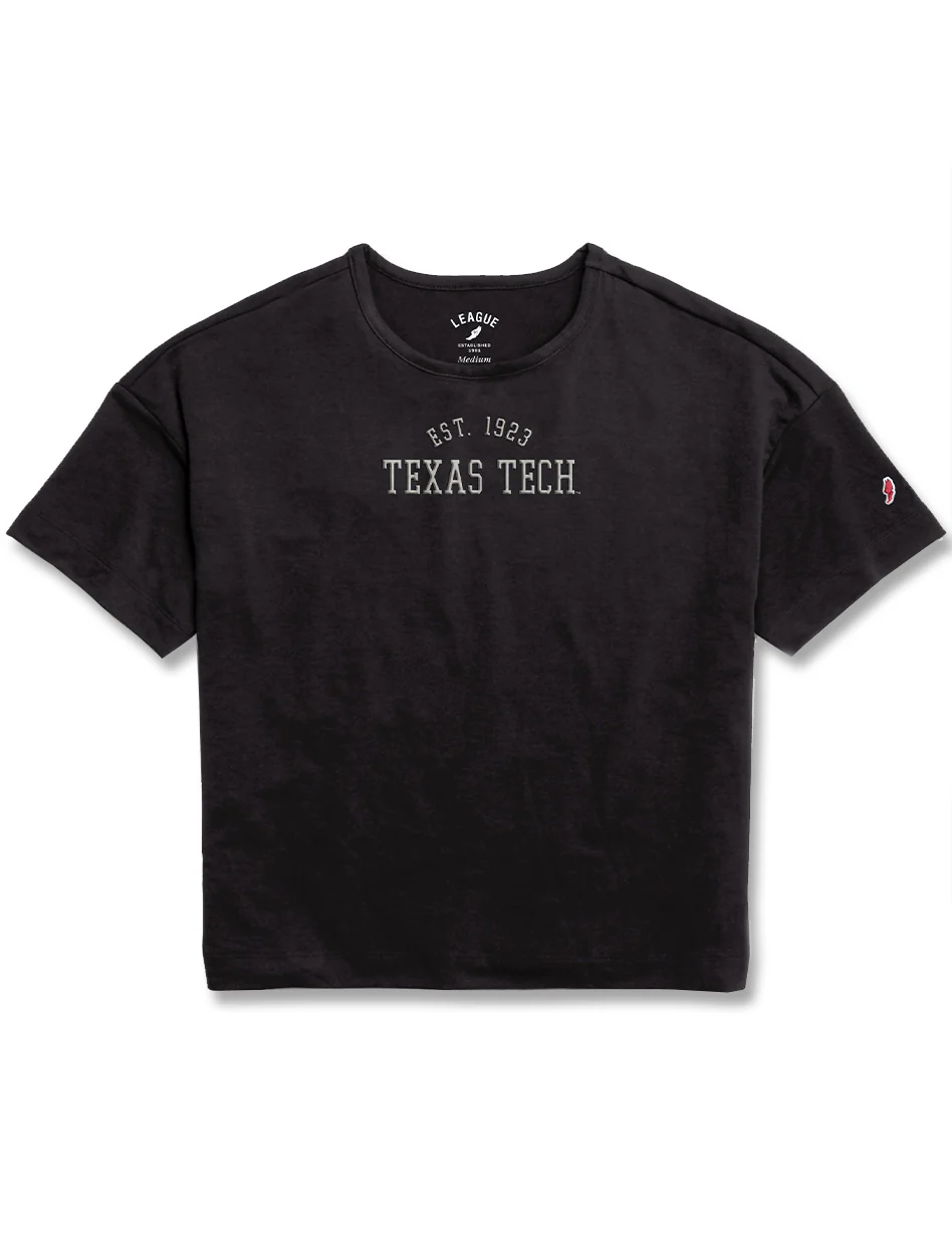 League Texas Tech "The New PE" All Day Women's Boxy Tee