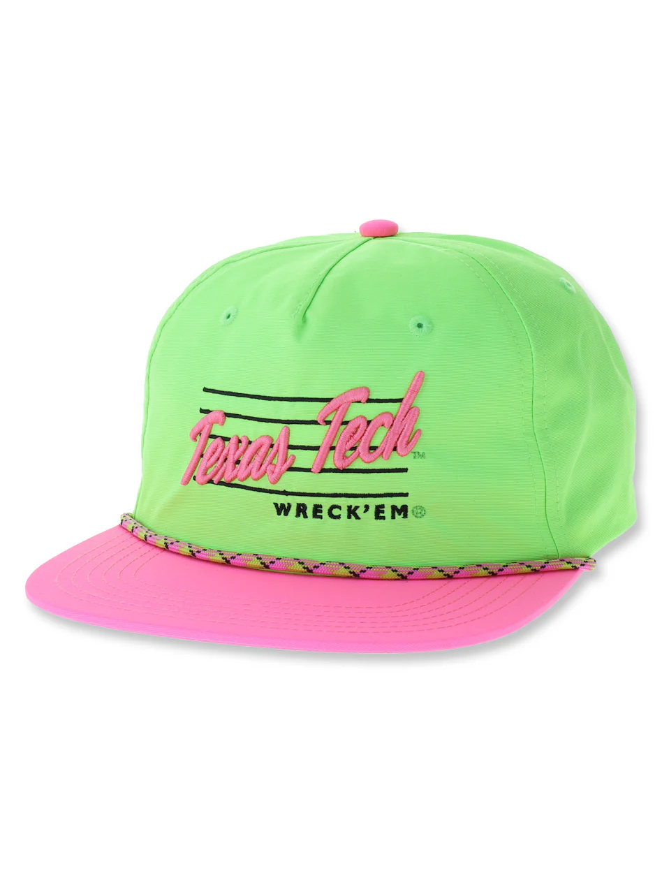 Texas Tech Legacy "Neon Cosmic Script" Snapback Cap