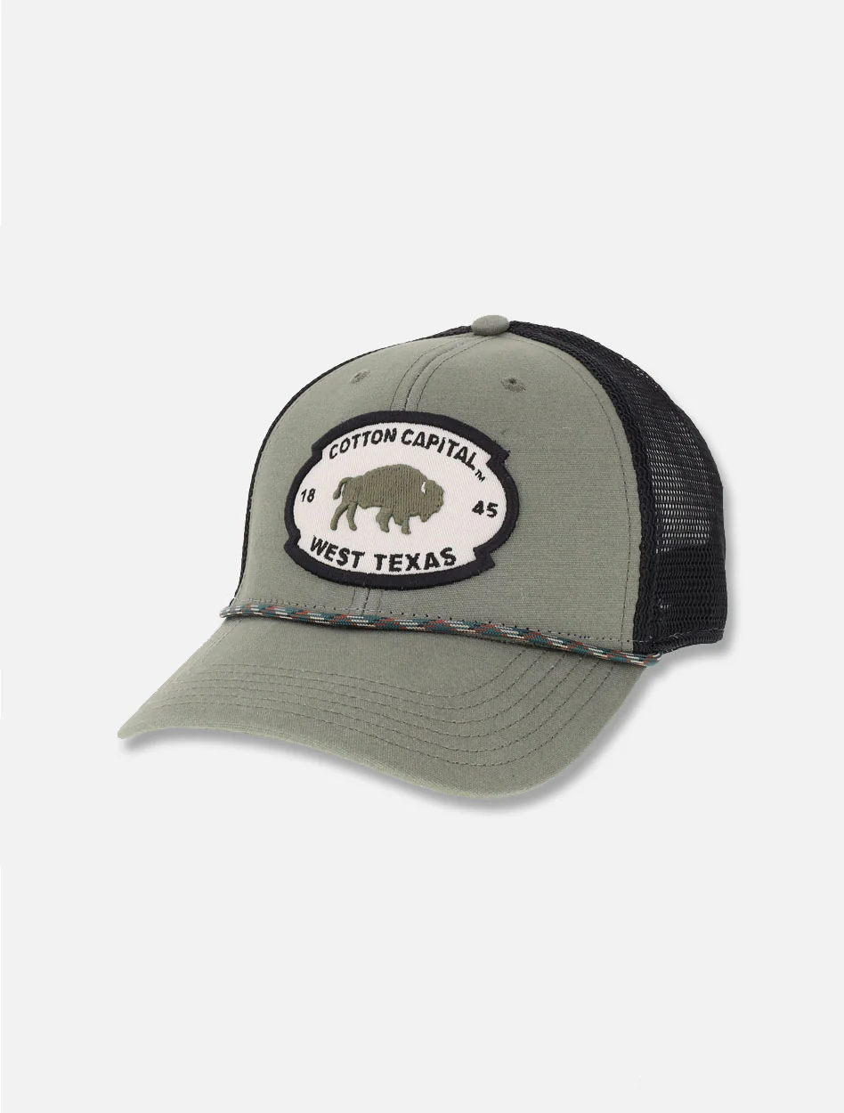 Legacy Texas Tech Red Raiders Cotton Capital Olive Structured Trucker Snapback Cap