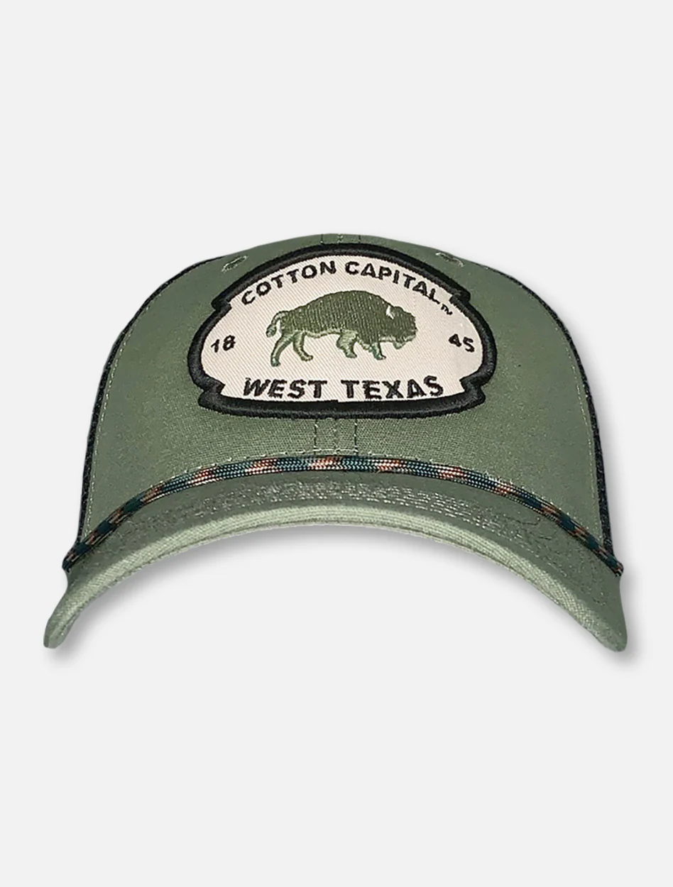 Legacy Texas Tech Red Raiders Cotton Capital Olive Structured Trucker Snapback Cap - Image 2