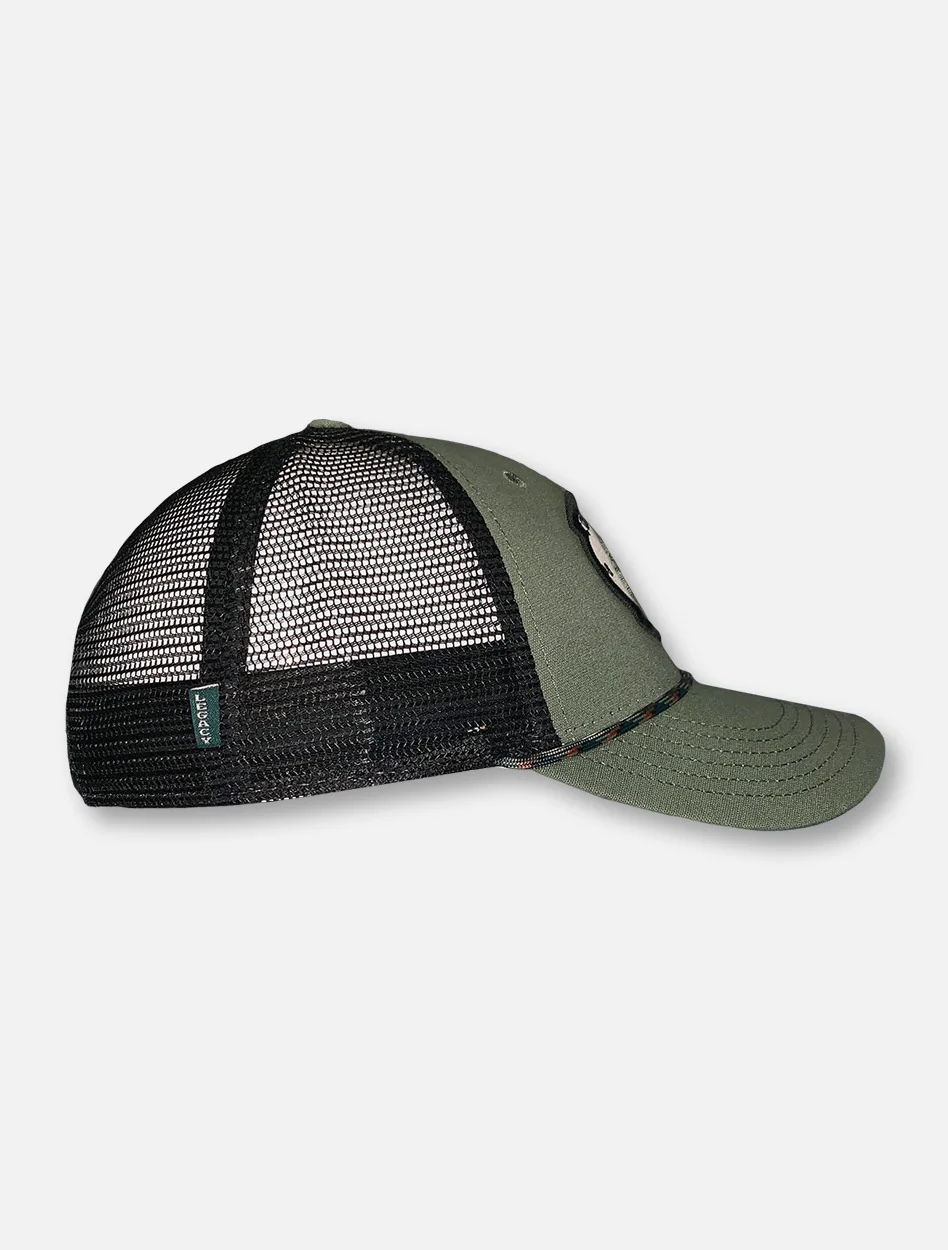 Legacy Texas Tech Red Raiders Cotton Capital Olive Structured Trucker Snapback Cap - Image 3