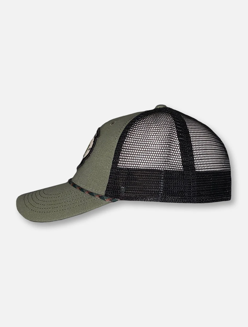 Legacy Texas Tech Red Raiders Cotton Capital Olive Structured Trucker Snapback Cap - Image 4