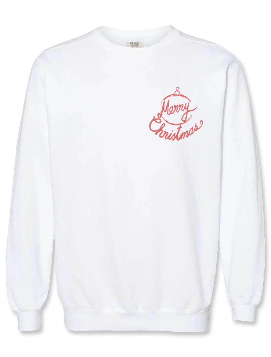 Livy Lu "Christmas Memorabilia" Comfort Colors Crew Sweatshirt - Image 2