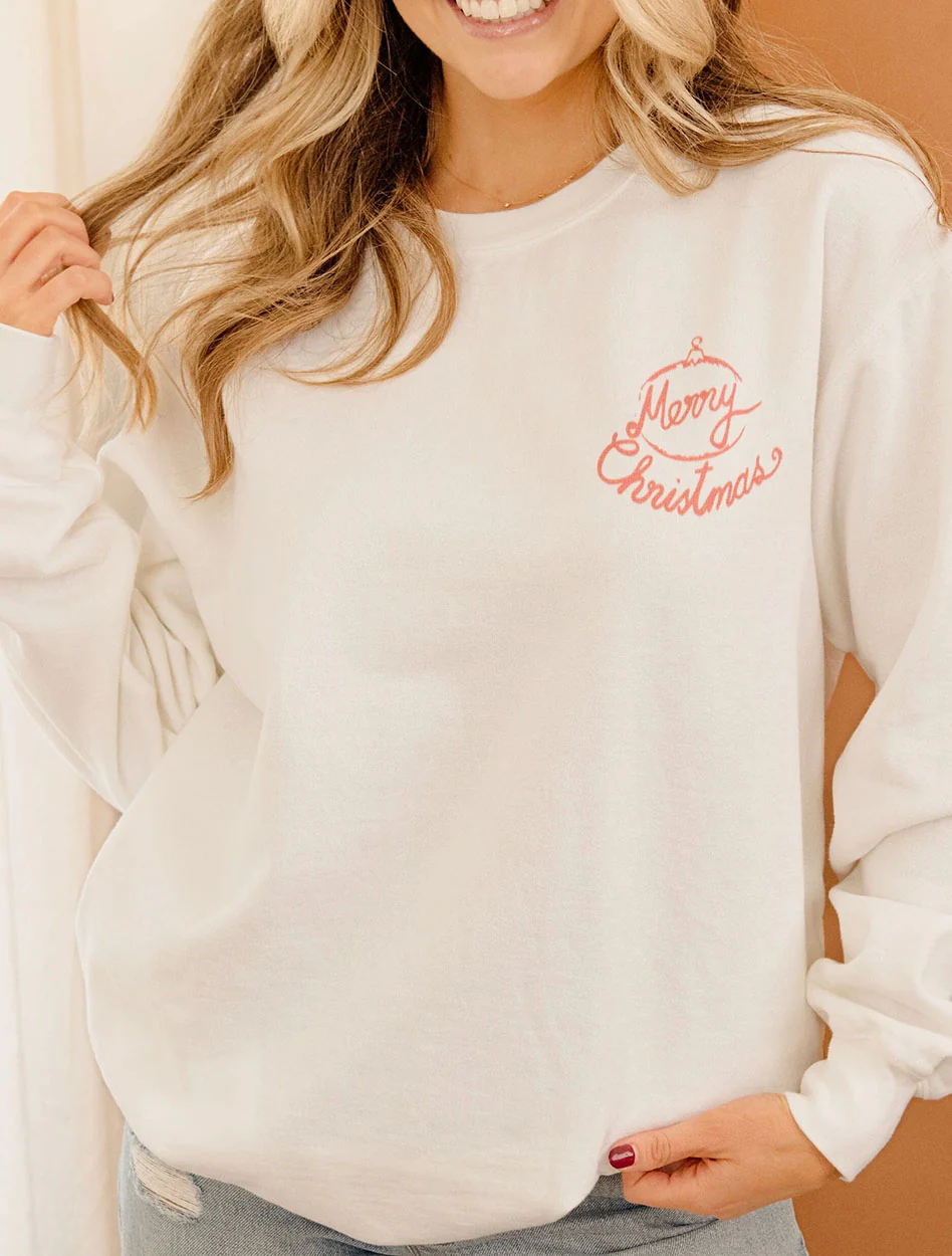 Livy Lu "Christmas Memorabilia" Comfort Colors Crew Sweatshirt - Image 4