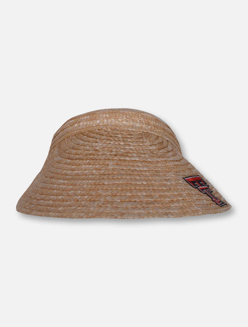 LogoFit Texas Tech Red Raiders "Betty" Straw Clip Visor - Image 3
