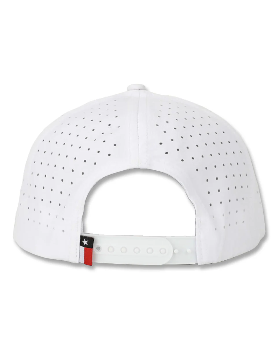 Lubbock "Crickets" Baseball White Corded Sport Snapback Cap - Image 3