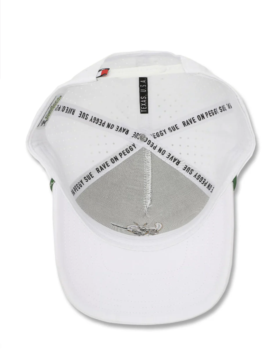 Lubbock "Crickets" Baseball White Corded Sport Snapback Cap - Image 4