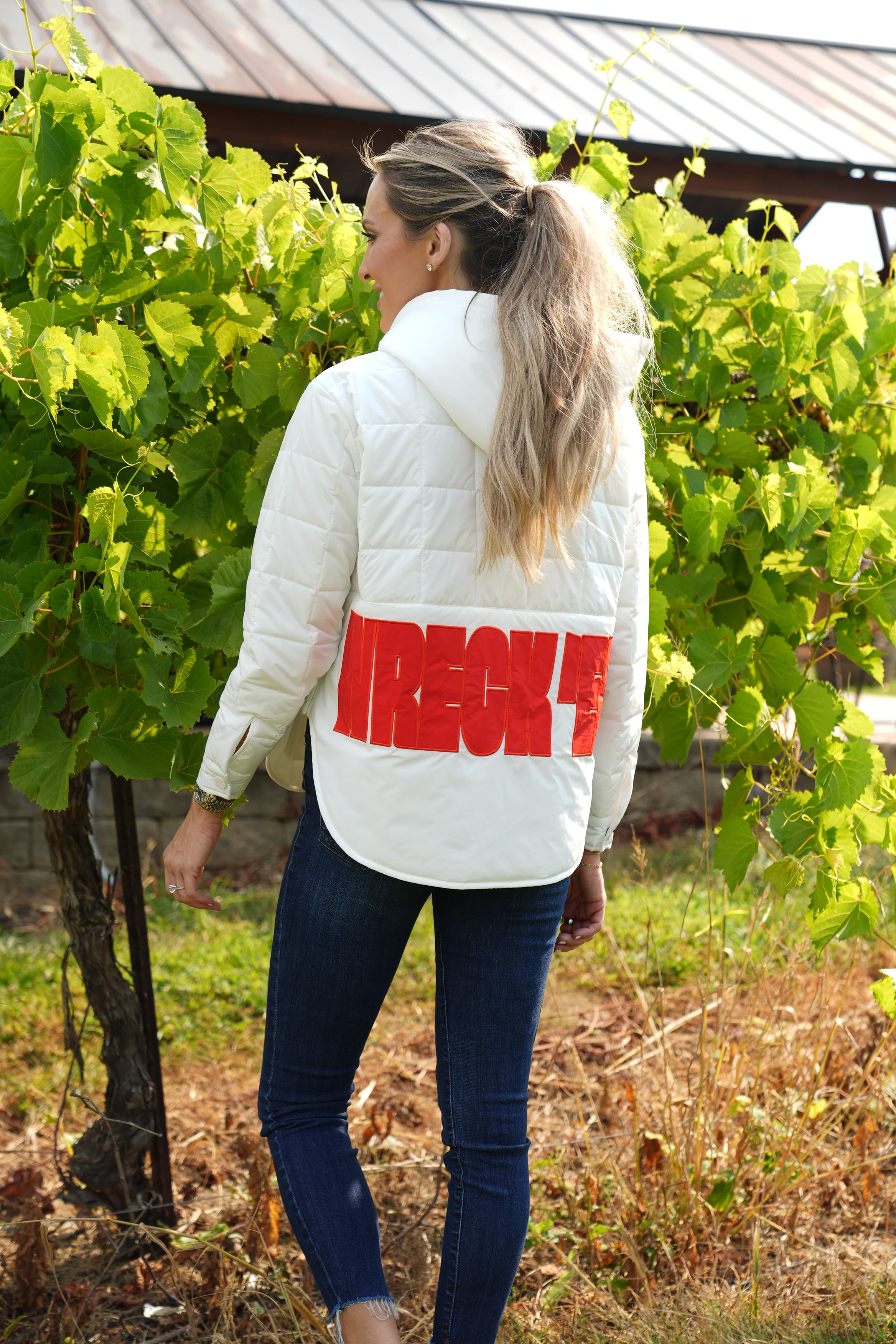 Lusso Texas Tech "Gwyn" Puffer Pullover - Image 4