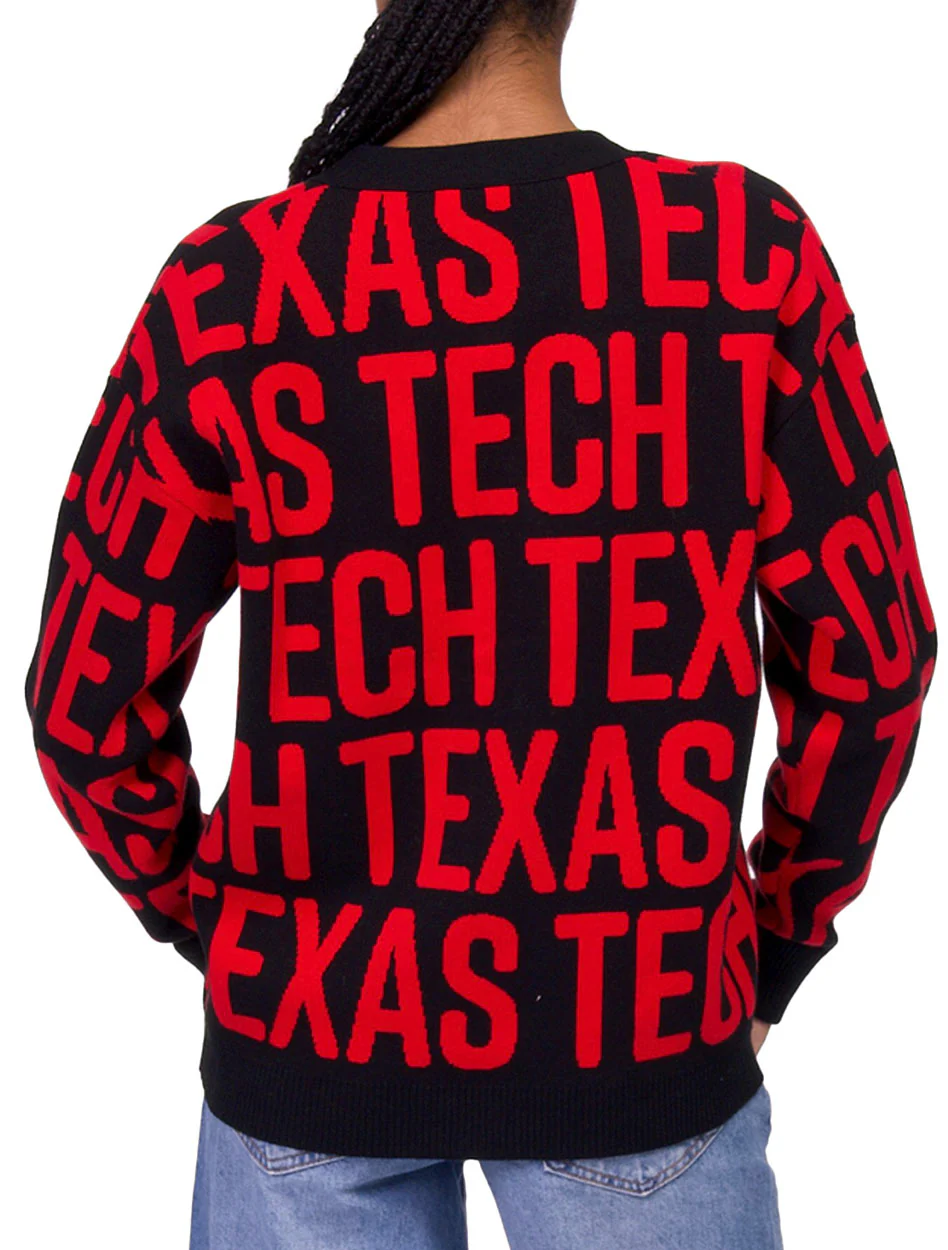 Lusso Texas Tech "Shea" Letter Sweater - Image 2