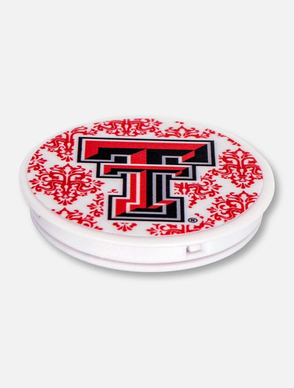 Mee Too Texas Tech Red Raiders Damask Pop Socket Grip Stand - Image 2