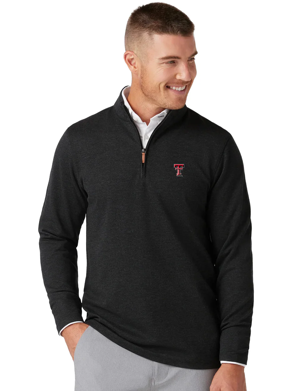 Mizzen +Main Texas Tech Double T "KPI" Quarter Zip