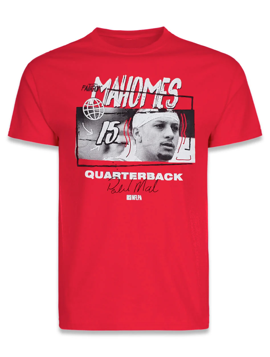Patrick Mahomes Kansas City "Tones" Short Sleeve RED T-Shirt