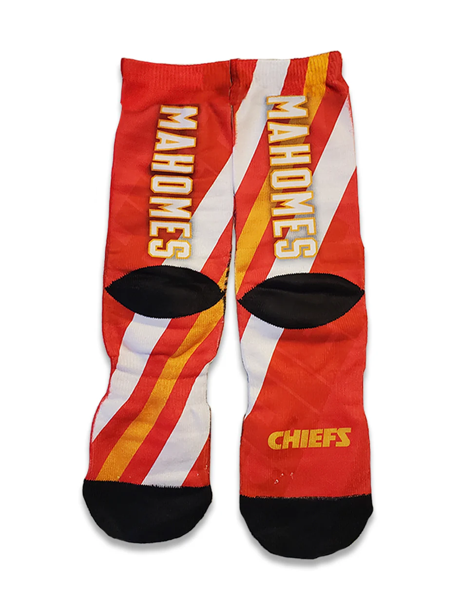 Patrick Mahomes "Player Stripe" Crew Sock - Image 2