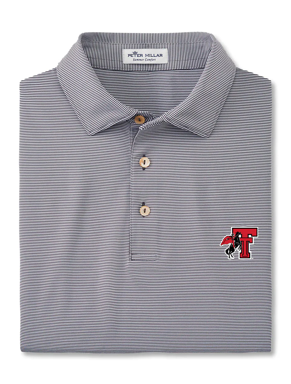 Peter Millar Texas Tech "Horse and Rider" Jubilee Performance Jersey Polo
