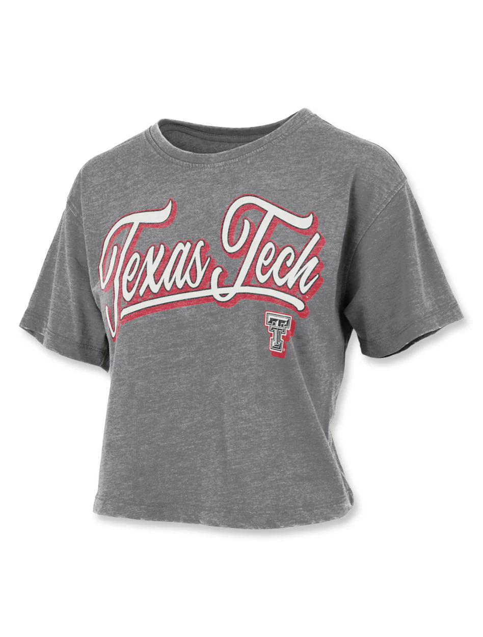 Texas Tech Press Box "Harlow" Waist Length Top