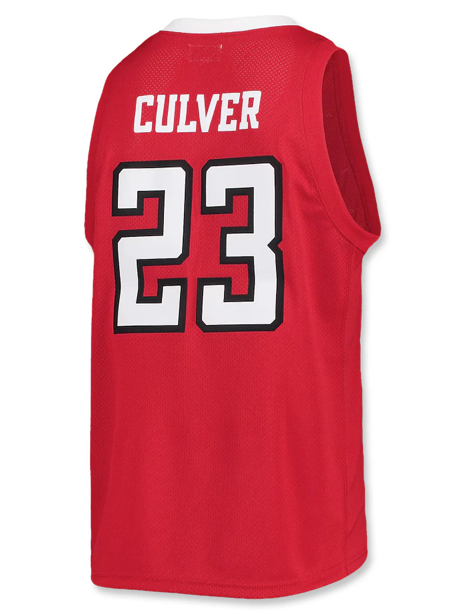 Retro Brand Texas Tech #23 Culver Tackle Twill Final Four Basketball Jersey - Image 2