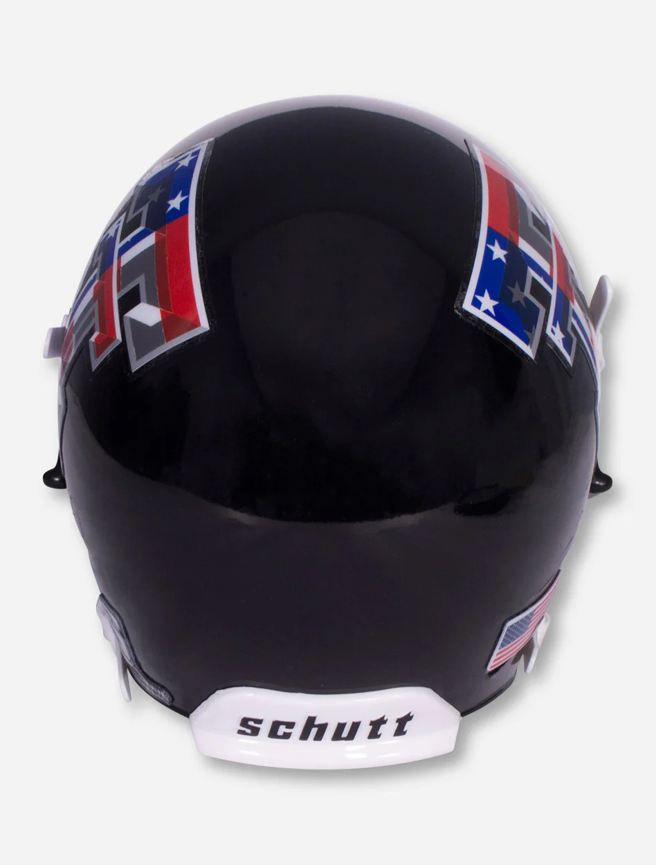 Schutt Limited Edition Flag Double T on Black Mini Helmet - Texas Tech - Image 3