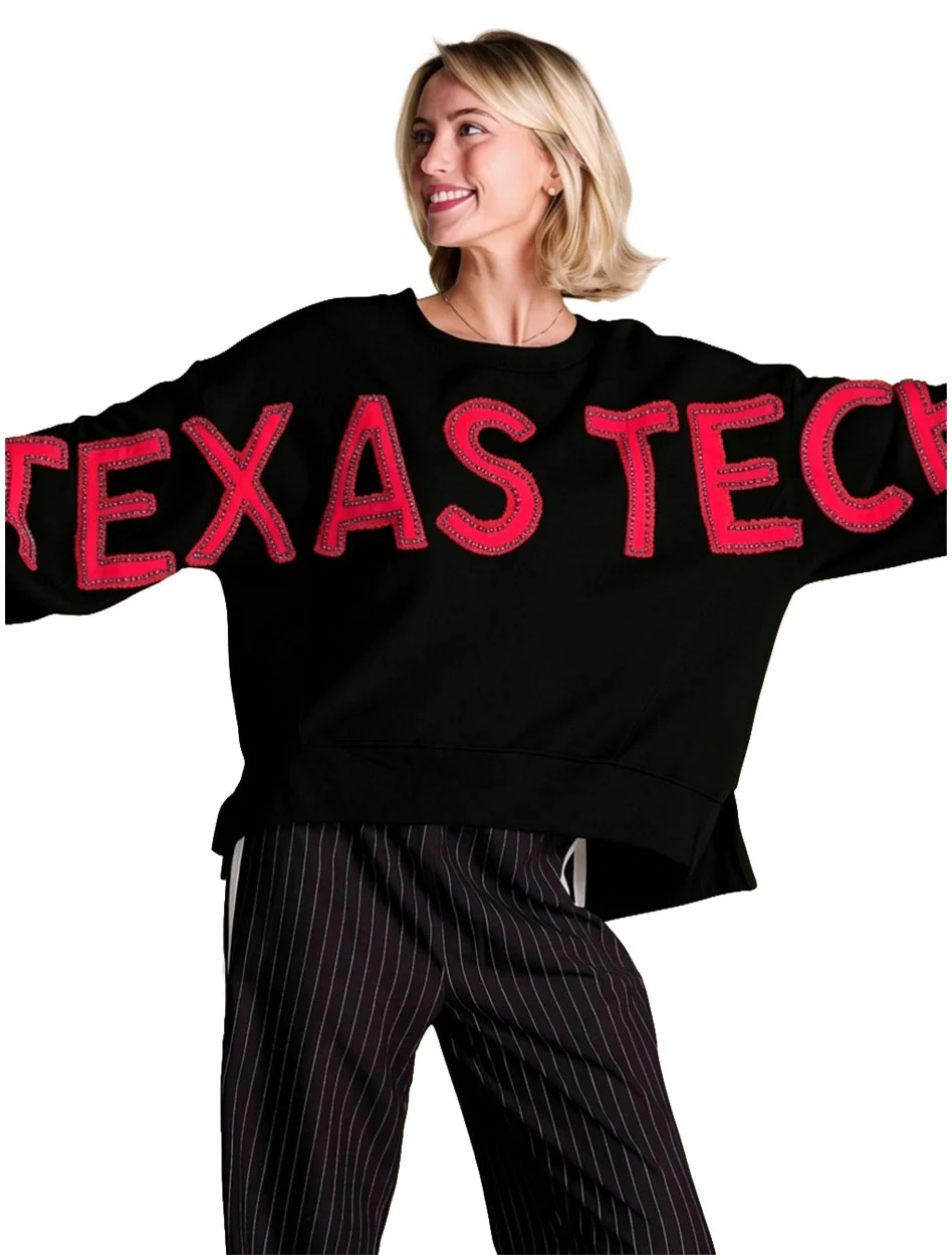 Stewart Simmons Texas Tech "The All Distressed Pullover" - Image 2