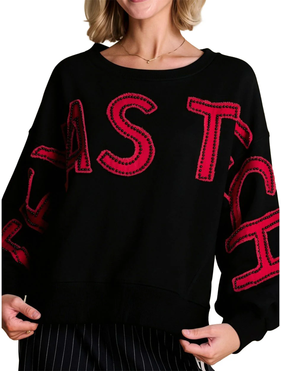 Stewart Simmons Texas Tech "The All Distressed Pullover" - Image 3