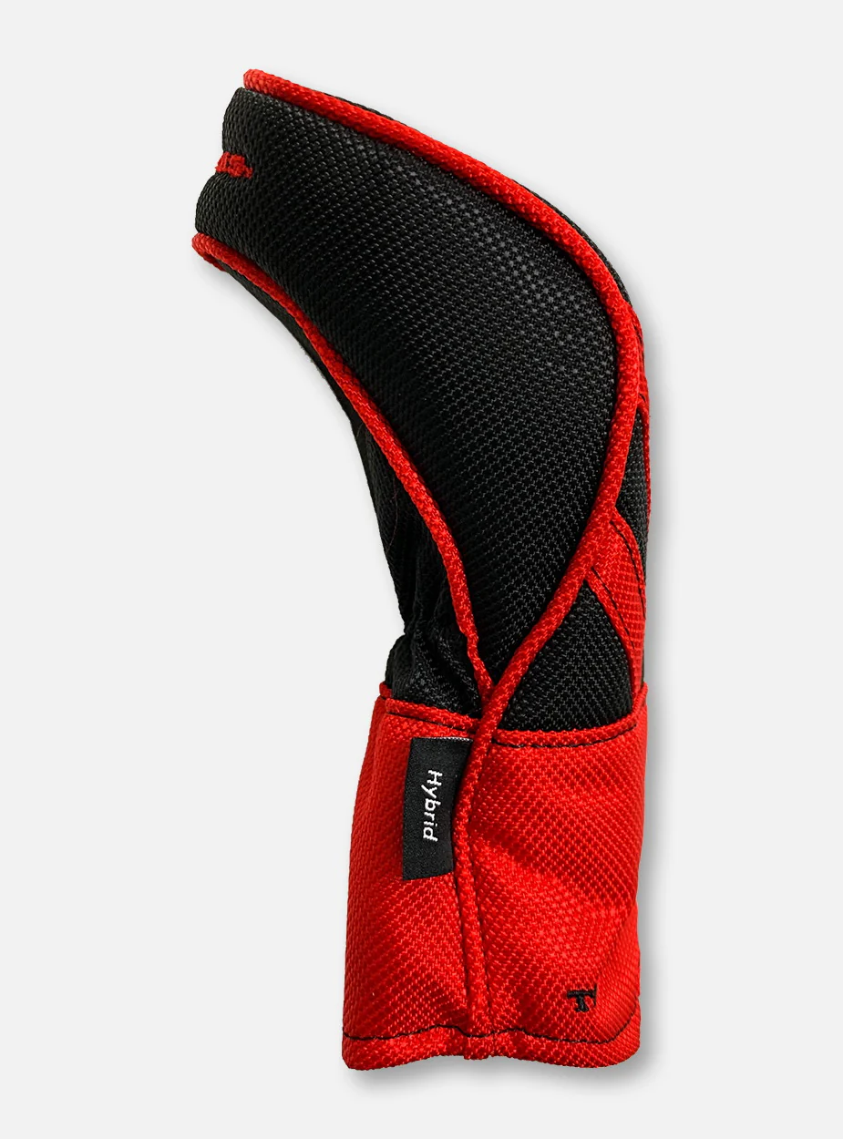 Team Effort Texas Tech Red Raiders Double T Red and Black Hybrid Headcover - Image 2