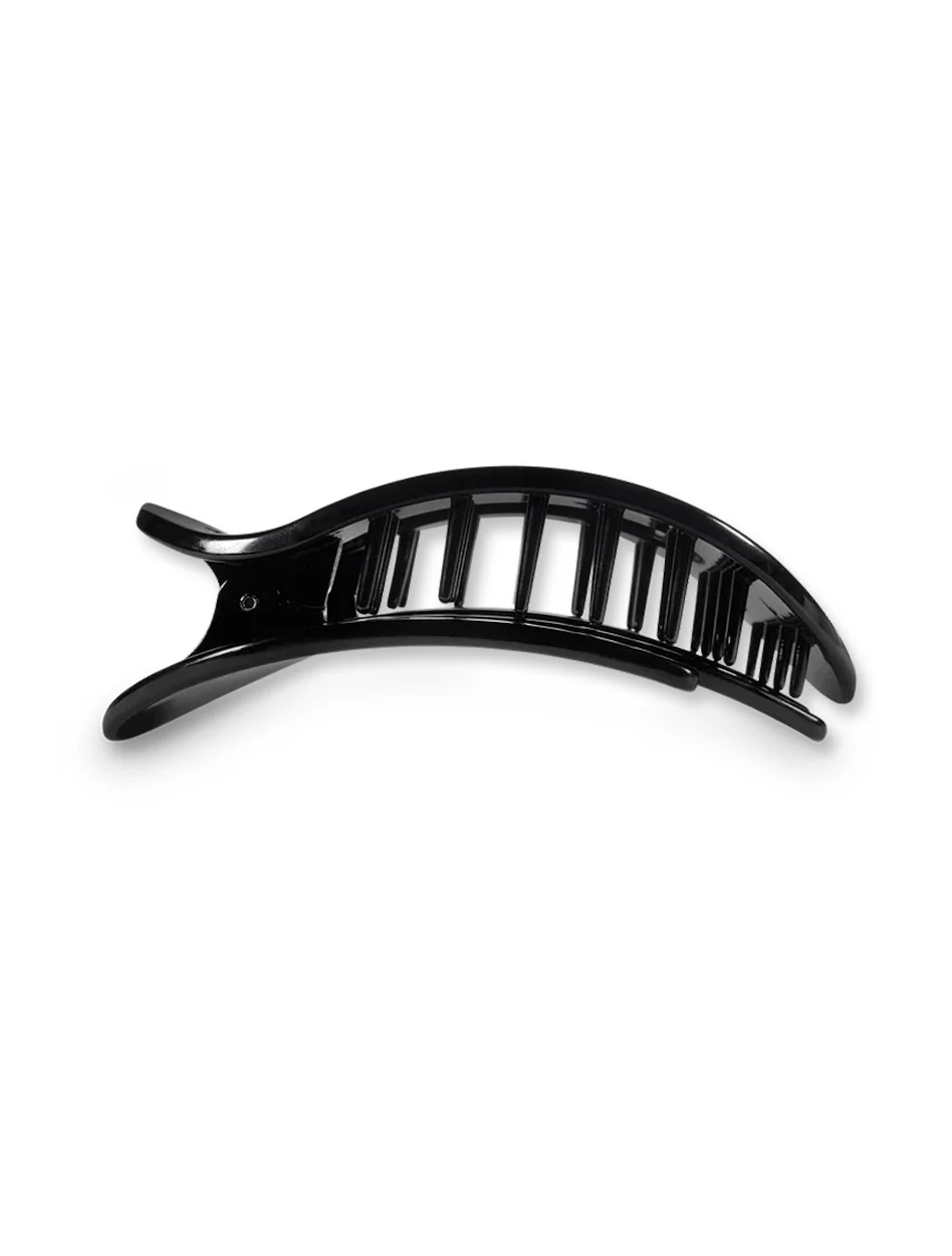 Teleties Black Flat Round Clip - Image 2