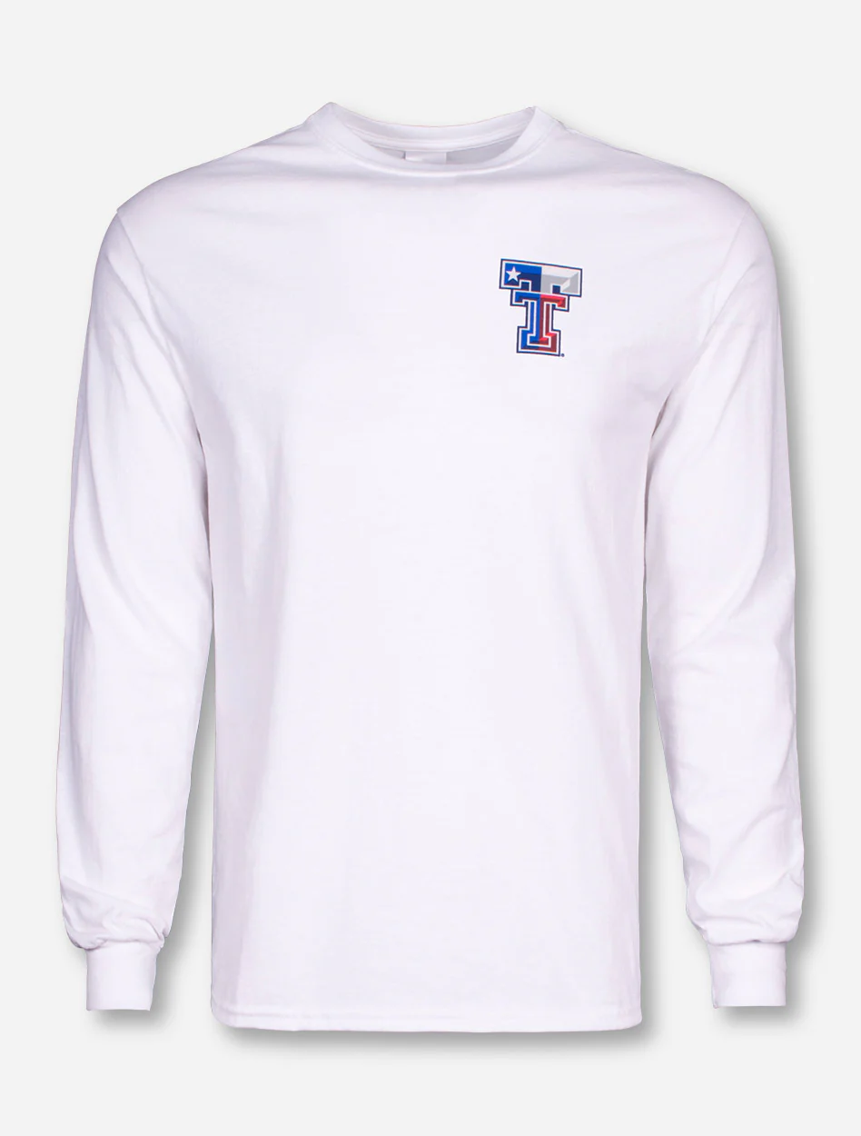 Texas Flag Double T Long Sleeve - Texas Tech - Image 4