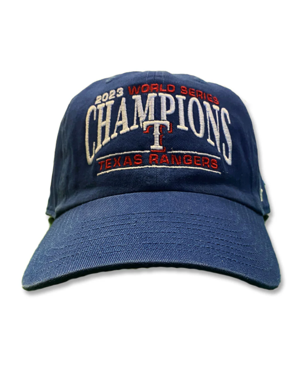 Texas Rangers World Series Champions MLB "Clean up" Adjustable Cap - Image 2