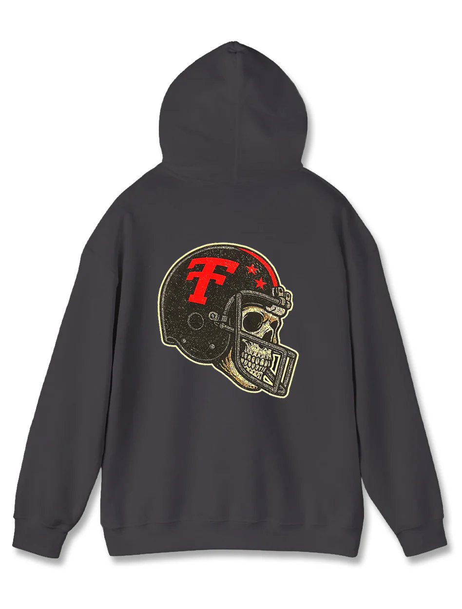 Texas Tech 100 Year "Helmet Skull & Bones" Hoodie