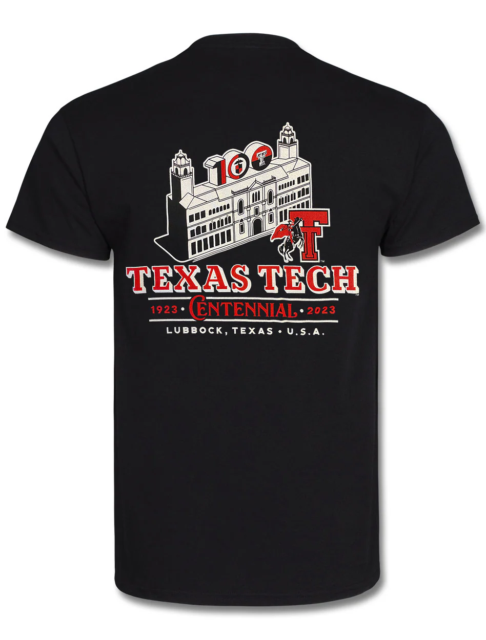 *SALEWH2024*Texas Tech Centennial "100 Year Perspective" T-Shirt