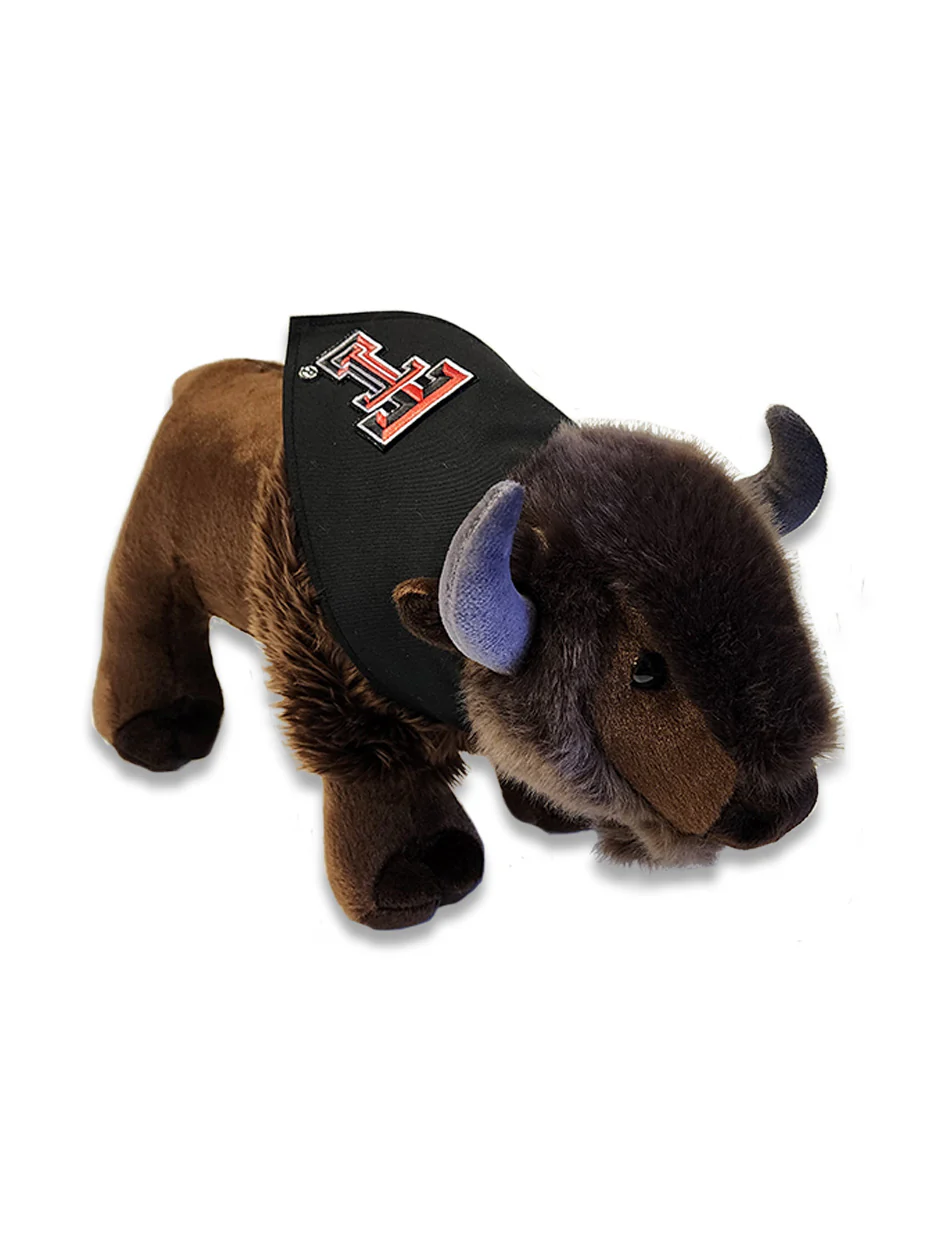 Texas Tech "Bison" Stuffed Animal w/ Bandana