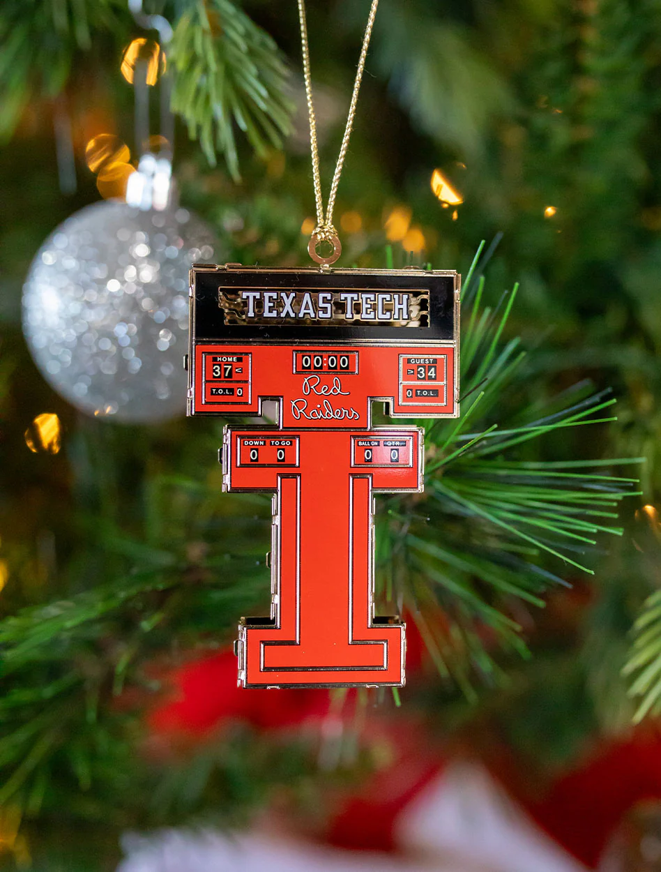 Texas Tech 2024 "Double T Scoreboard" Official Presidential Ornament - Image 2
