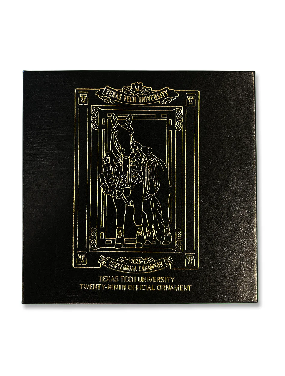 Texas Tech 2025 "Centennial Champion"  Official Presidential Ornament - Image 3