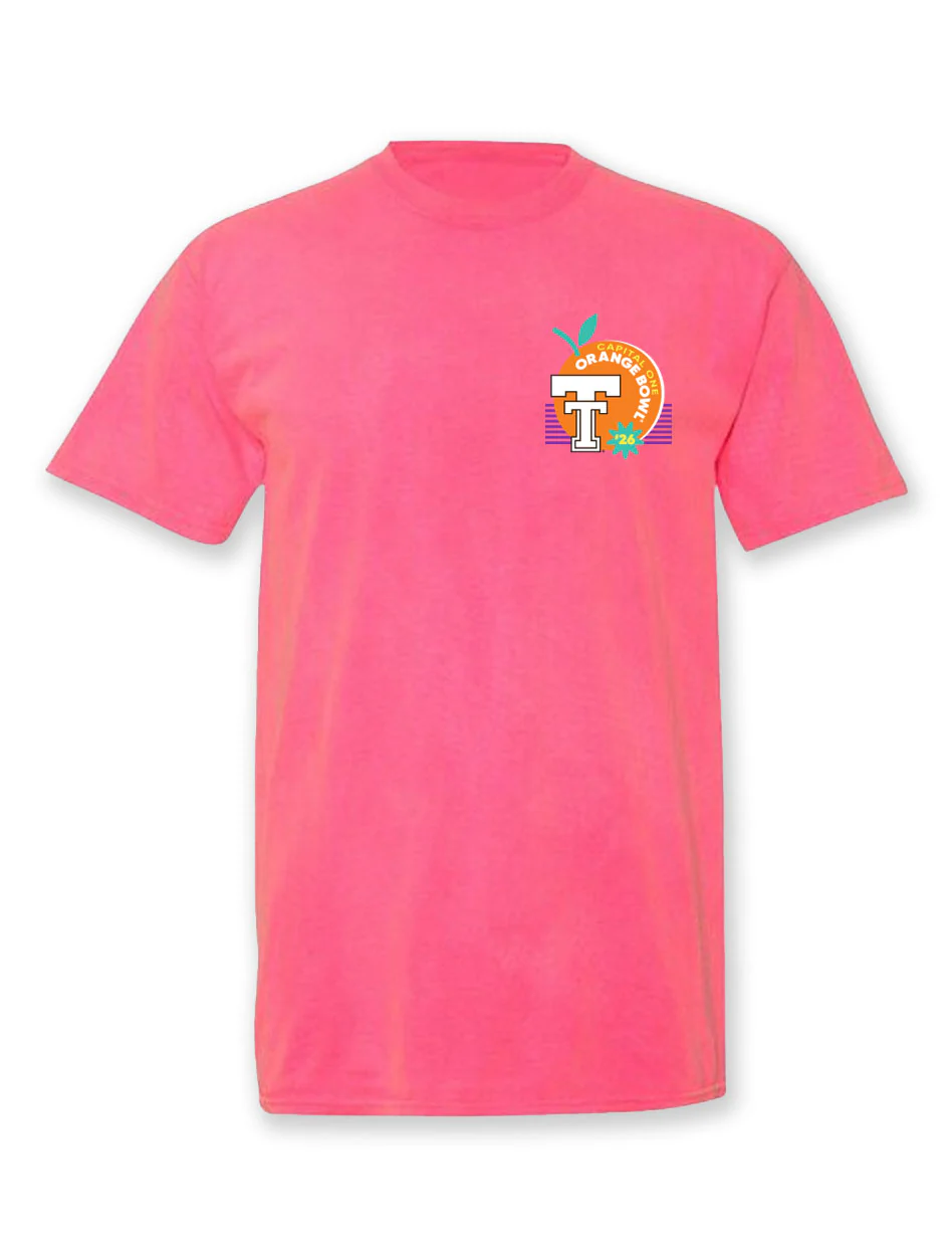Texas Tech 2025 CFP Orange Bowl - T-Shirt - Mingo Party - PINK - Image 2