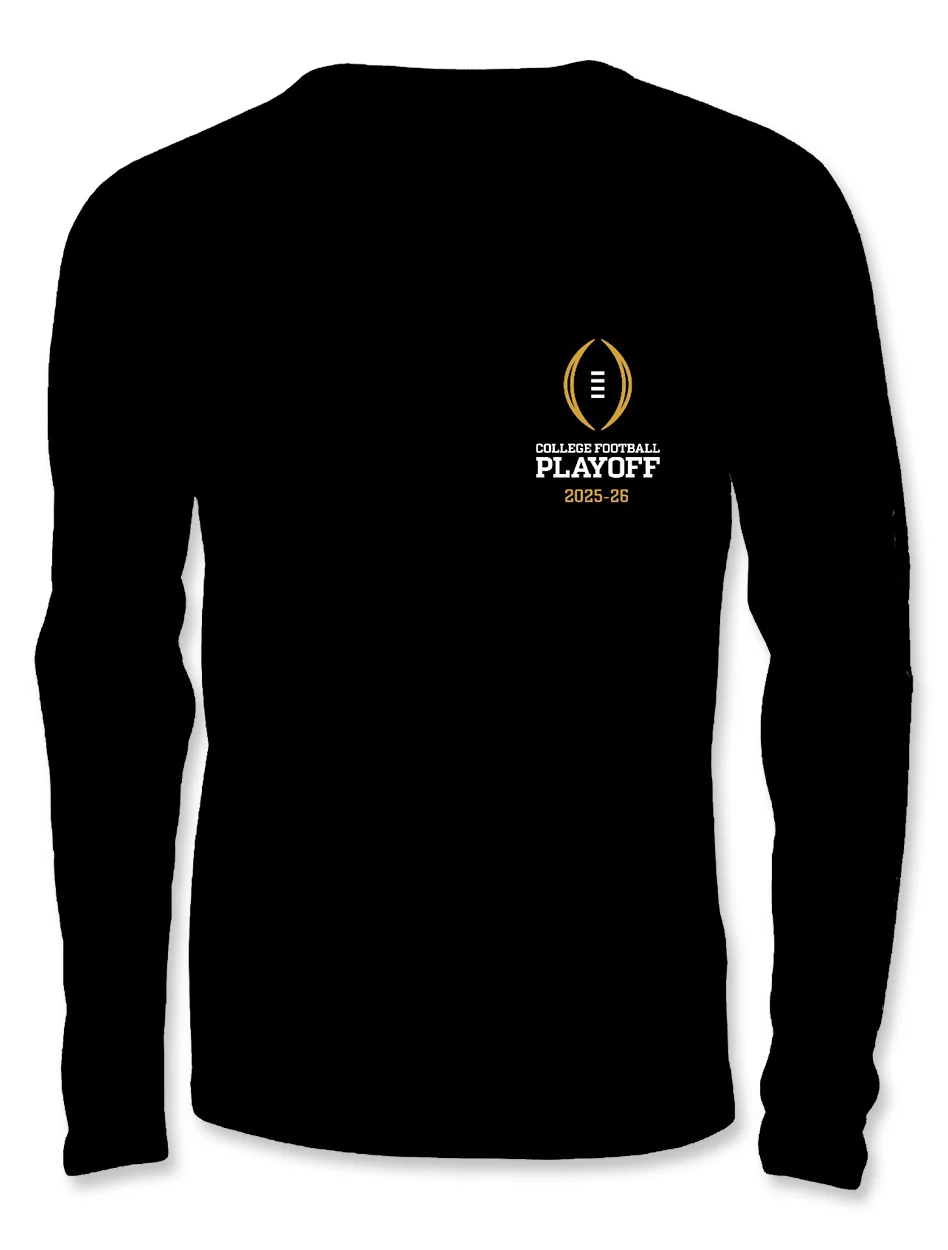 Texas Tech 2025 CFP - Long Sleeve - Reasons To Yell - BLACK - Image 2