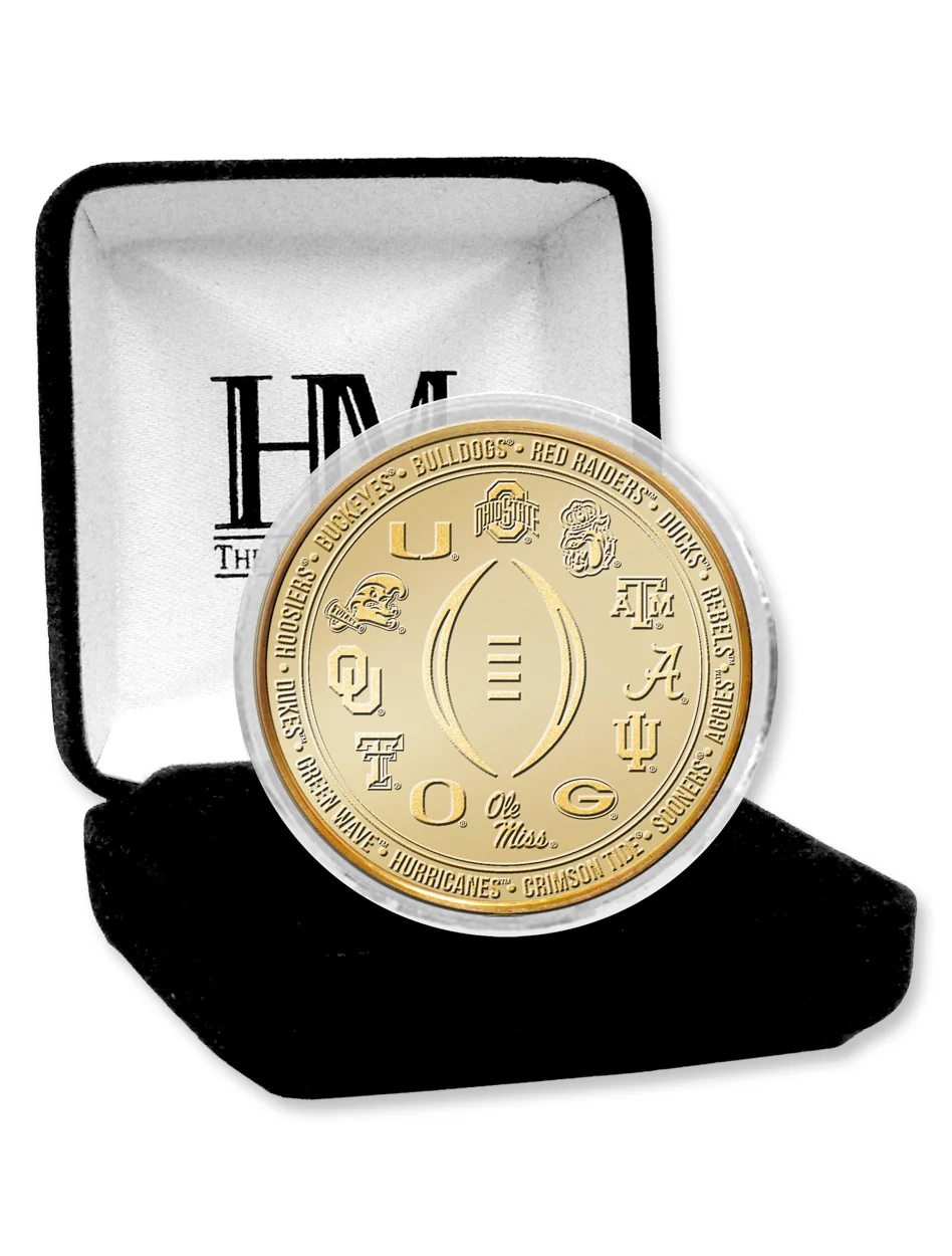 Texas Tech 2026 CFP 12 Team Challenge Coin