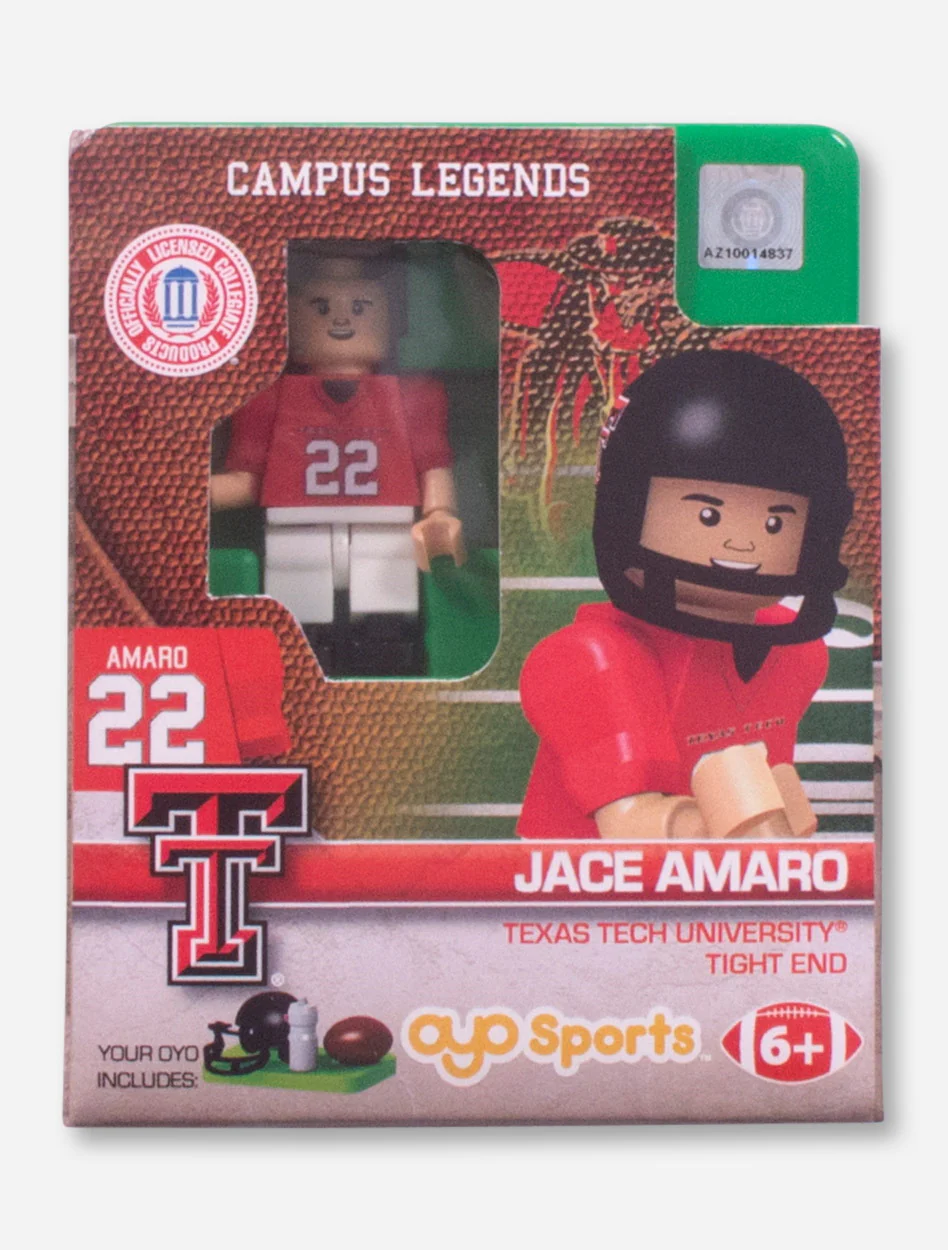 Texas Tech #22 Jace Amaro Minifigure - Image 4