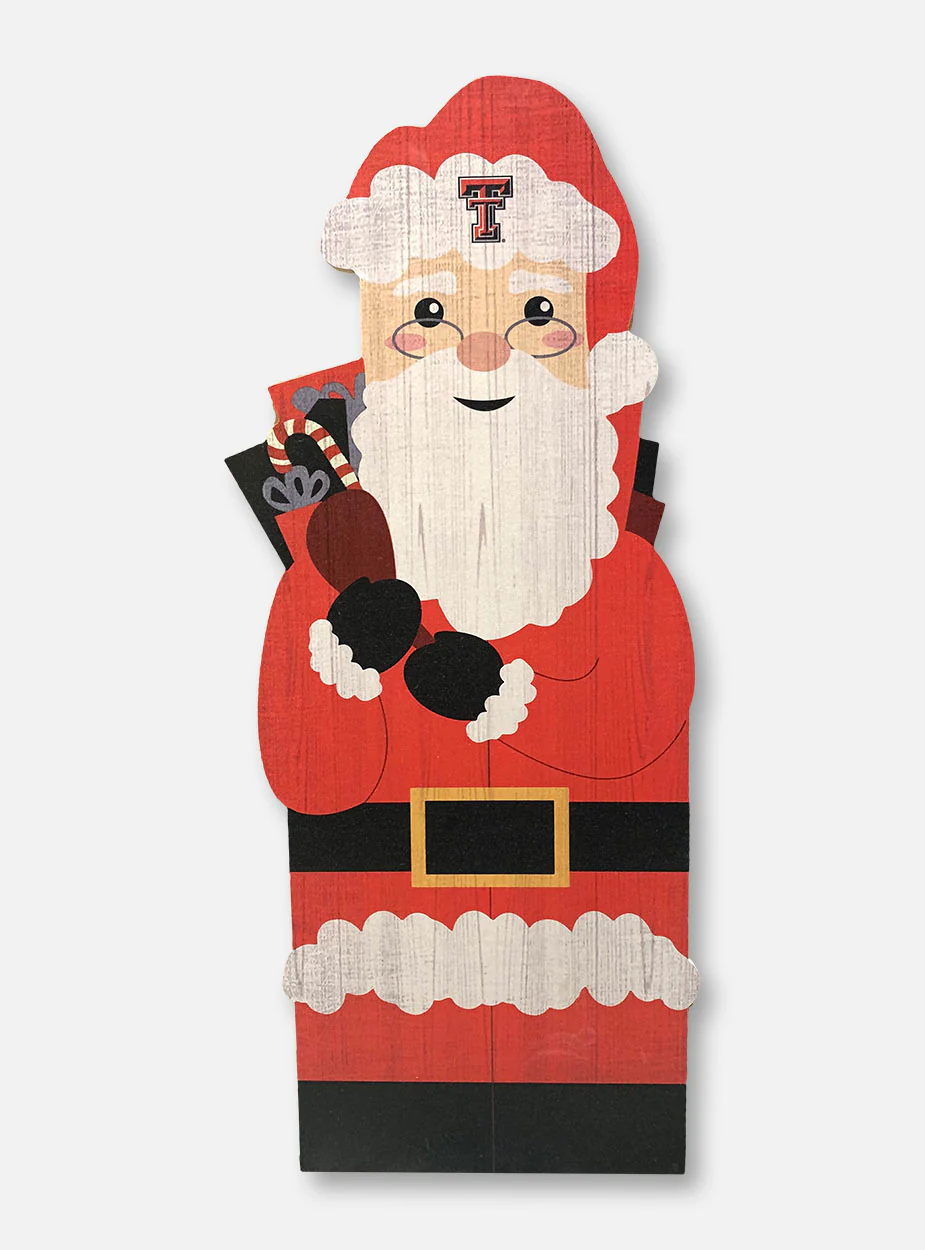 Texas Tech 33" Santa Door Leaner