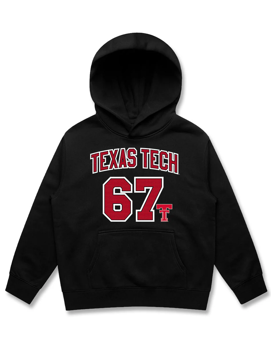 Texas Tech "67 Yo!" Youth Hoodie