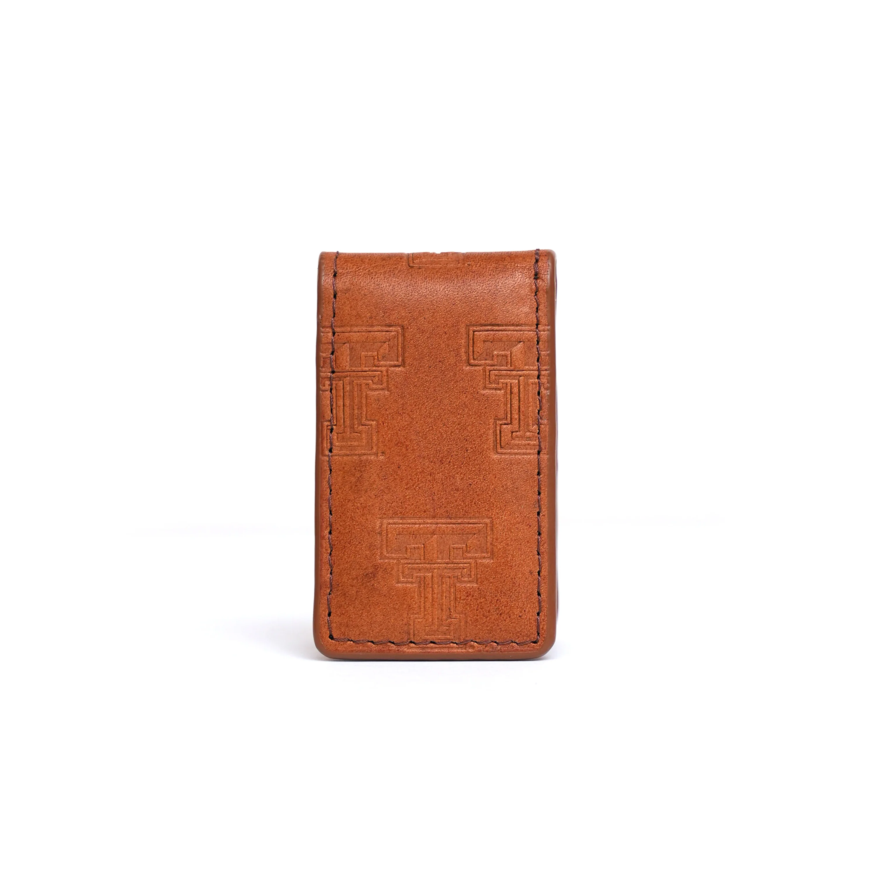Texas Tech All Over Double T Premium Leather Money Clip - Image 2