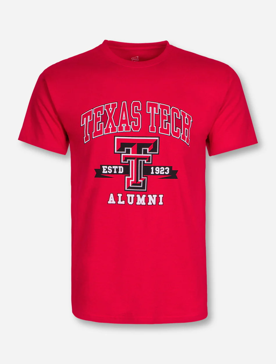 Texas Tech Alumni Arch Over Double T T-Shirt - Image 3