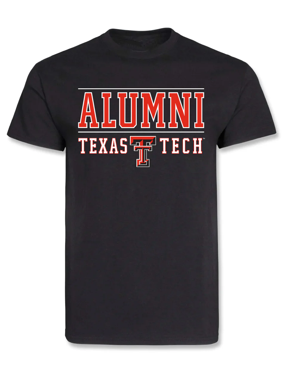 Texas Tech "Alumni Bar" Black T-Shirt