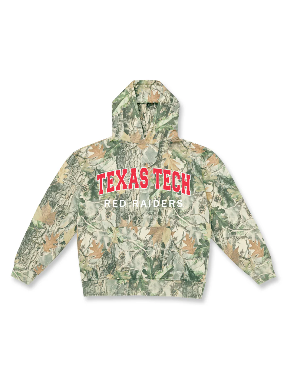 Texas Tech "Arch on Green Camo" Hoodie