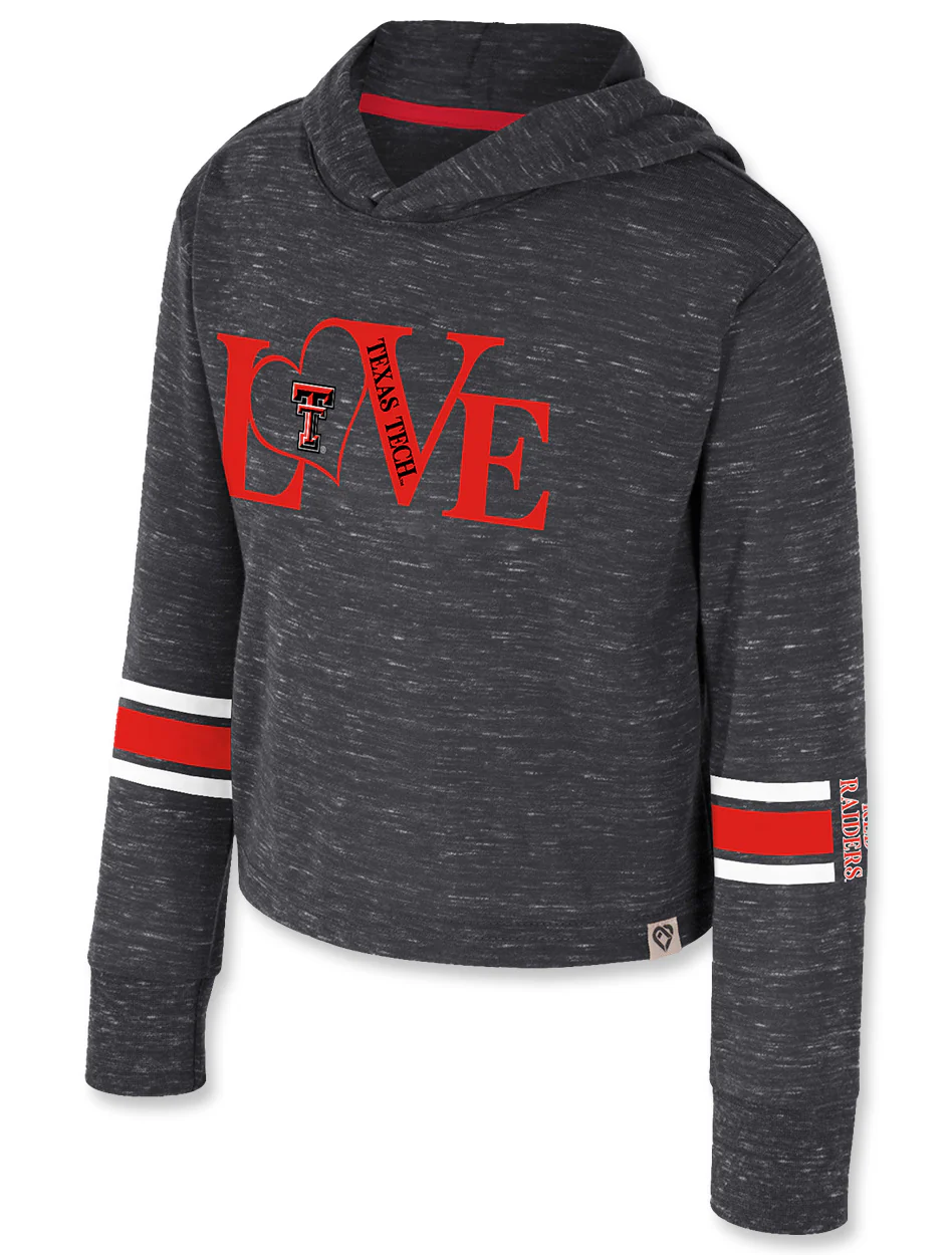 Texas Tech Arena "Fleet" Toddler Hooded Long Sleeve Top