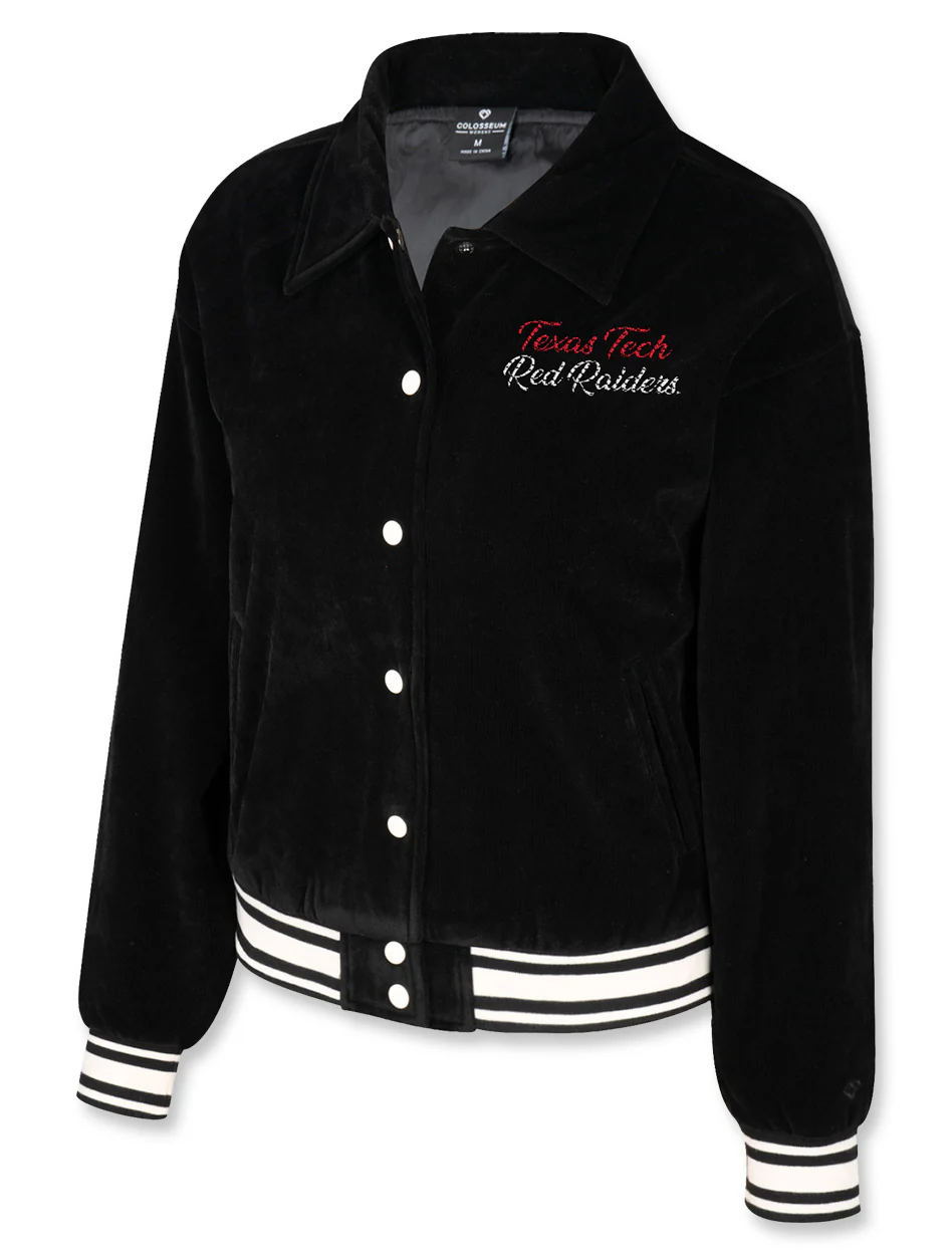 **Texas Tech Arena "Limo" Women's Corduroy Bomber
