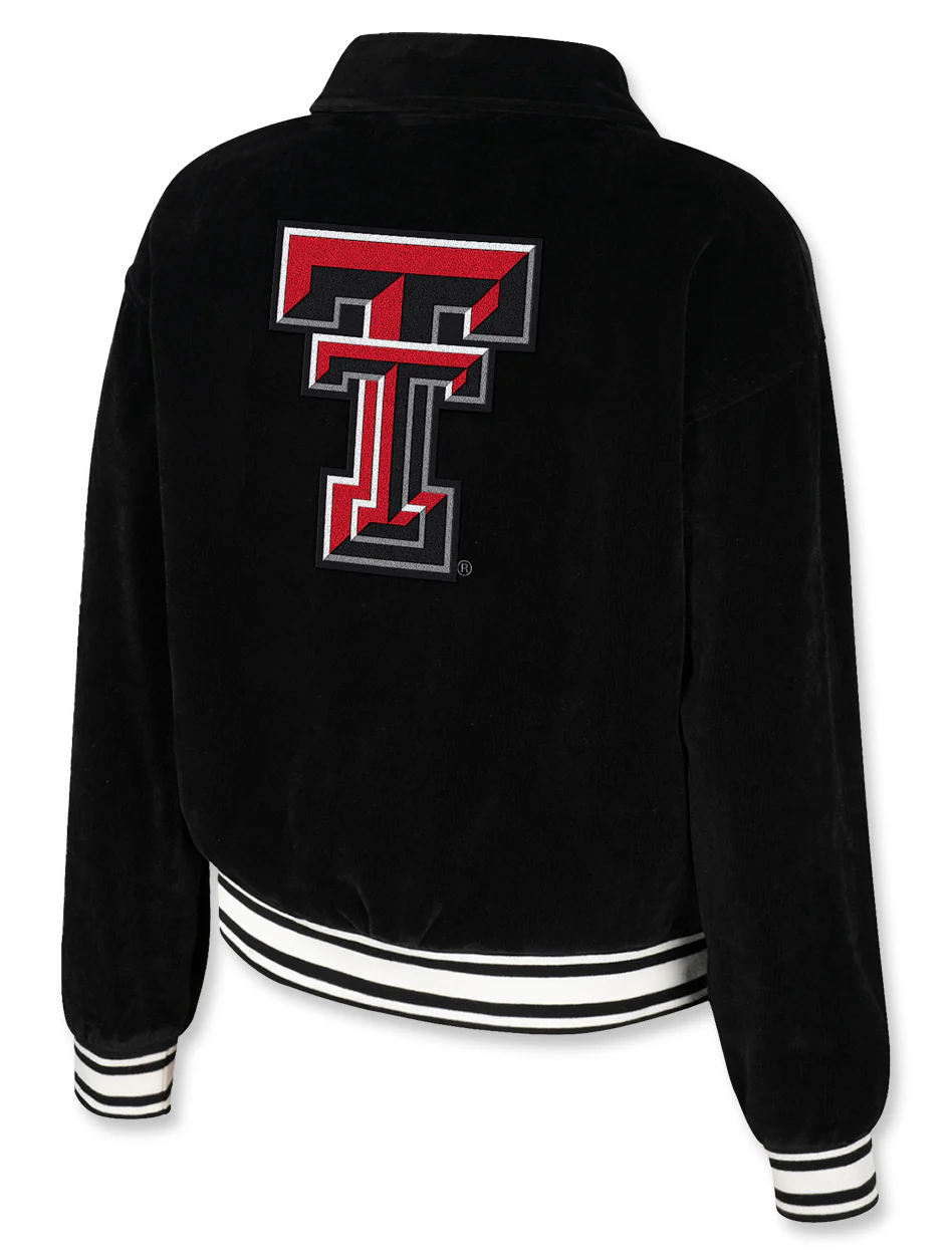 **Texas Tech Arena "Limo" Women's Corduroy Bomber - Image 2