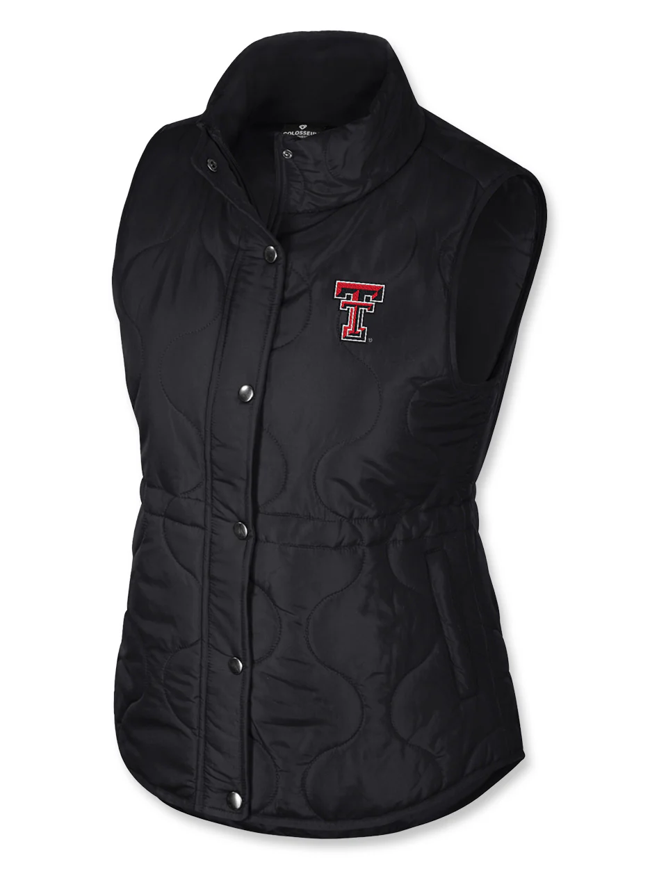 **Texas Tech Arena "Loretta" Women's Cinched Puffer Vest